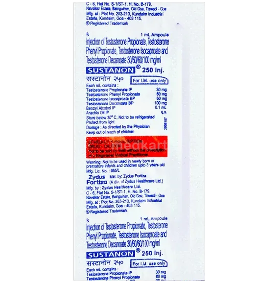 sustanon 250mg injection 1 ml